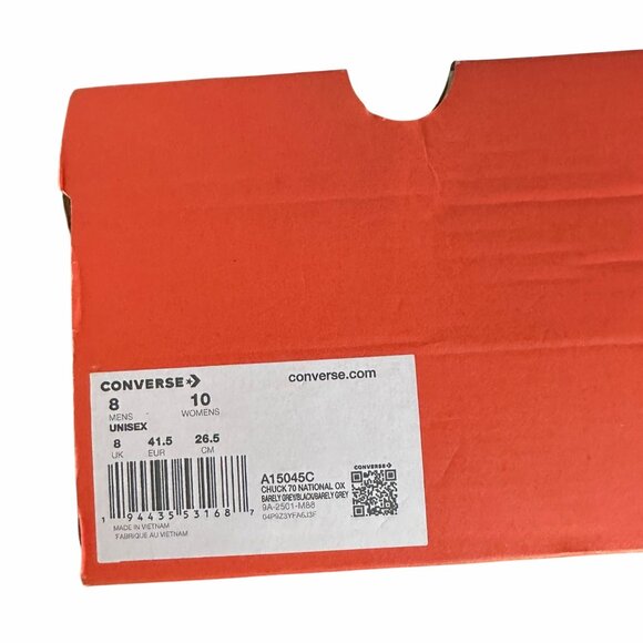 ⭐Chuck 70 National Suede Snake Print Platform Sneakers 10 Women's Shoes A15045C⭐ - Picture 13 of 15